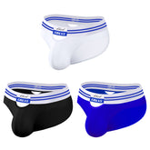 Men's Hollow-Out U-Pouch Briefs - Low-Rise & Breathable in Soft Modal & Ice Silk Fabric