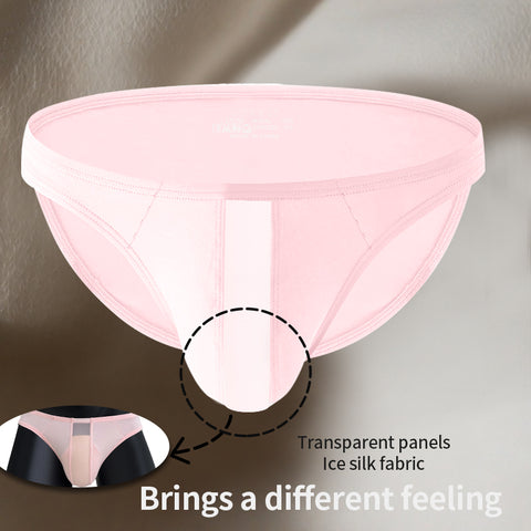 Breathable Ultra-Thin Men's Stretch Micro Mesh Underwear – Low-Rise Sporty Briefs with High Cut Sides for Gym & Summer Comfort