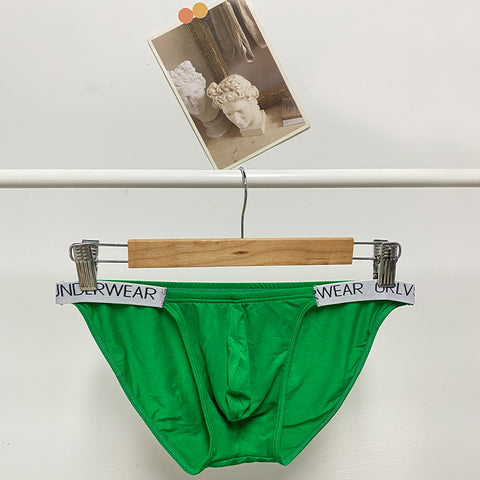 Men's Modal High-Cut Briefs with U-Pouch - Low-Rise Slim Fit Underwear