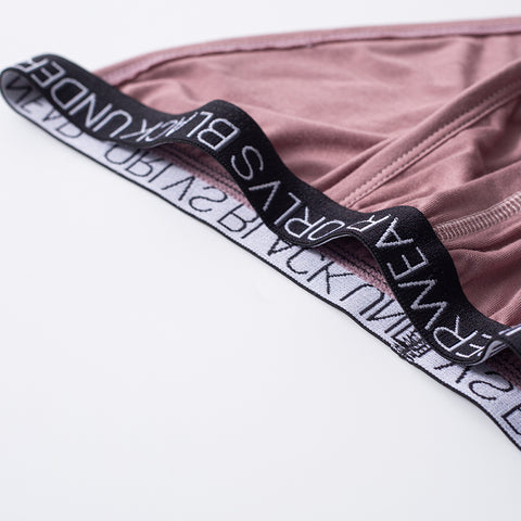 Men's Modal Low-Rise Briefs with Pouch Support - Breathable Soft Comfort Underwear Sexy High-Cut Athletic Underwear for Men