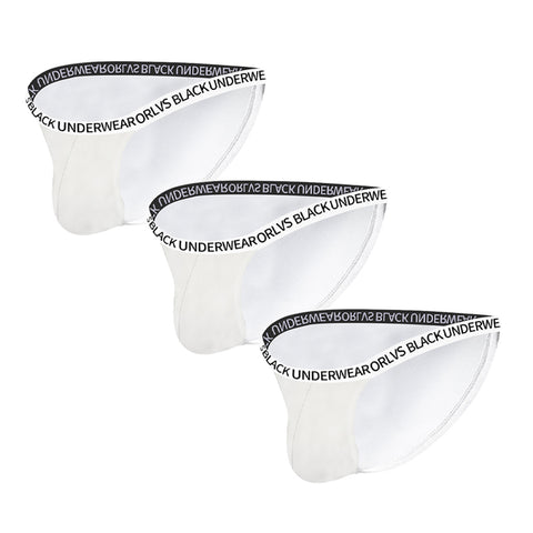 Men's Modal Low-Rise Briefs with Pouch Support - Breathable Soft Comfort Underwear Sexy High-Cut Athletic Underwear for Men