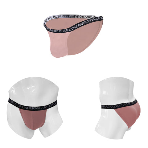 Men's Modal Low-Rise Briefs with Pouch Support - Breathable Soft Comfort Underwear Sexy High-Cut Athletic Underwear for Men