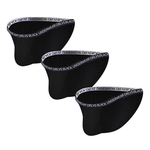 Men's Modal Low-Rise Briefs with Pouch Support - Breathable Soft Comfort Underwear Sexy High-Cut Athletic Underwear for Men