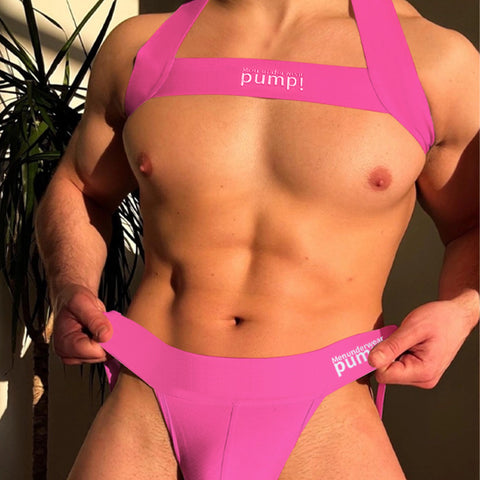 Men's Fitness Nylon Chest Strap – Gym Muscle Enhancer & Bodybuilding Belt for Pecs Definition