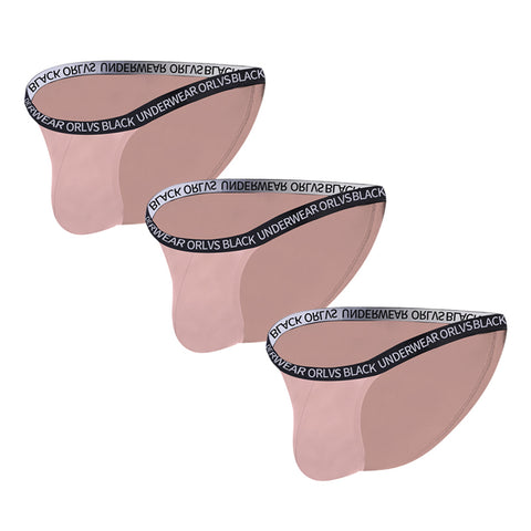 Men's Modal Low-Rise Briefs with Pouch Support - Breathable Soft Comfort Underwear Sexy High-Cut Athletic Underwear for Men