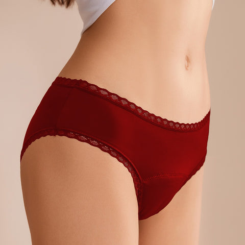 POP UNDIE Leak-Proof Period Panties for Women, High-Stretch Menstrual Briefs, for Heavy Flow,Breathable & Skin-Friendly