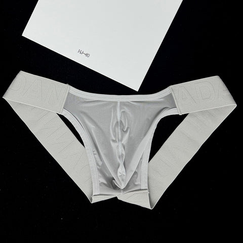 Ultra-Thin Sheer Waistband Men's G-String Thong - No Waist Design, Rearless & Lift Effect, Comfortable T-Back Underwear for Sensual Fit