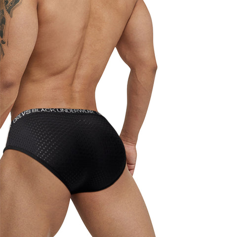 Men’s Ice Silk Mesh Boxer Briefs – Sexy U-Pouch, V-Waist, Quick-Dry & Breathable Underwear