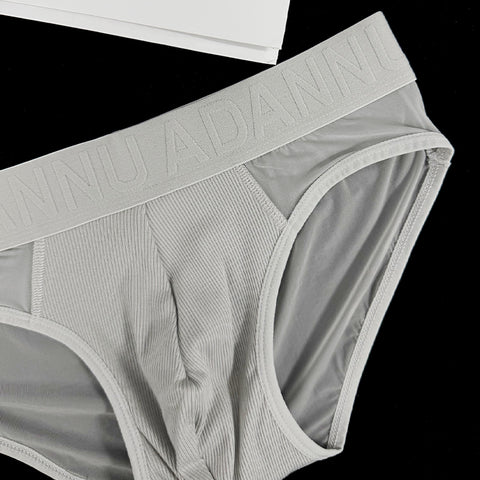 Breathable Low-Rise Men's Underwear - Soft Stretch Semi-Transparent Briefs for Gym & Daily Wear - Comfortable Lightweight Boxer for Active Lifestyle