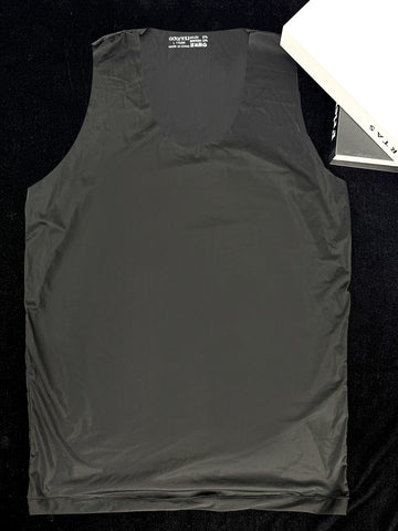 Men's Silky Sleeveless Undershirt - Breathable Stretch Seamless Summer Base Layer
