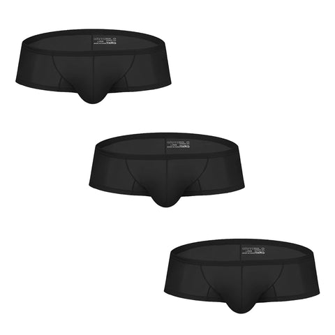 Men's Sheer Bikini Briefs - Low-Rise Breathable & Sexy Boxer Underwear