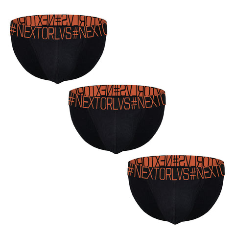 Men's High-Cut Cotton Low-Rise Support Pouch Briefs - Sexy Athletic Underwear