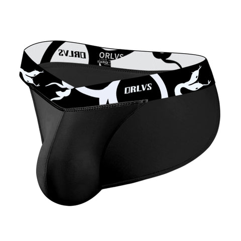 Sexy Men's Modal Fitness Briefs with Support Pouch & High-Cut Legs