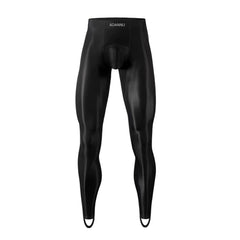 Men's Sheer Mesh 9/8 Length Performance Pants – Ultra-Thin Quick-Dry Stretchable Gym Tights for Running & Activewear Layering