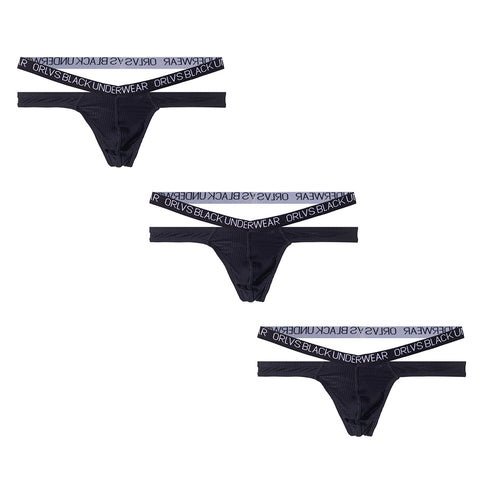 Sexy Men's Cotton Thong with U-Pouch - Low Rise & Enhances