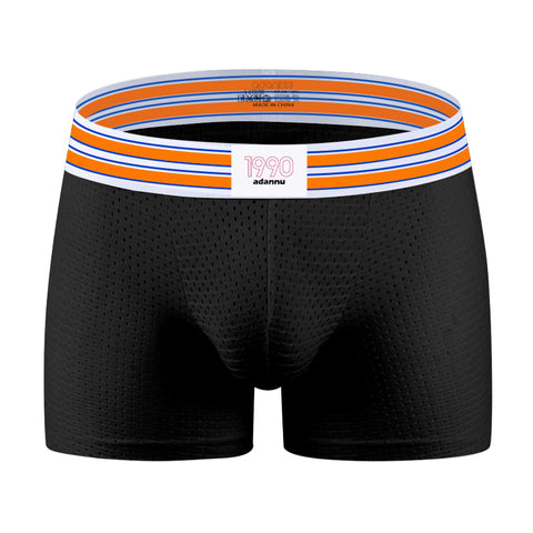 Men's Butt Lifting Padded Underwear with Removable Hip Pads - Breathable Mesh & Enhancer Boxer Shorts