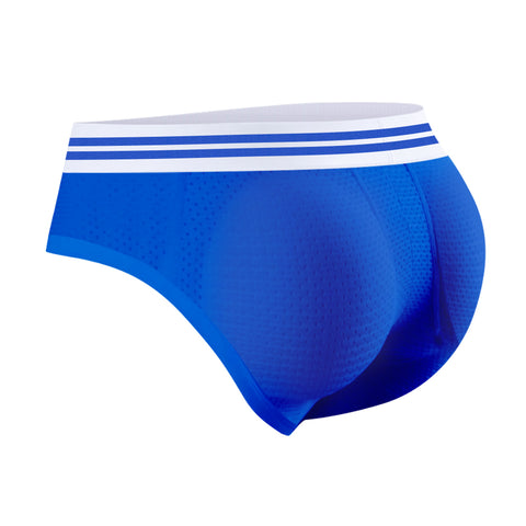 Men's Butt Lifting Mesh Briefs - Removable Push-Up Pads