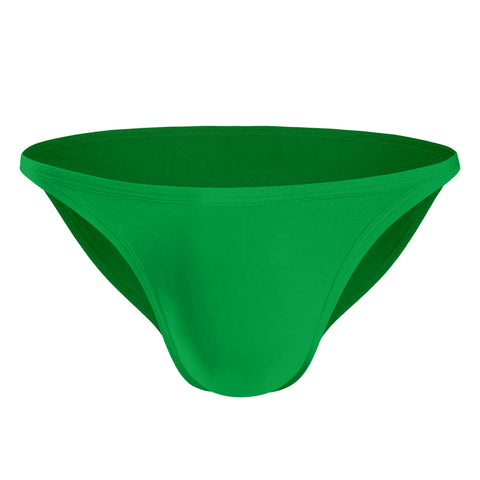 Men's Low-Rise Bikini Briefs with U-Pouch - Sexy Semi-Butt Cotton Underwear