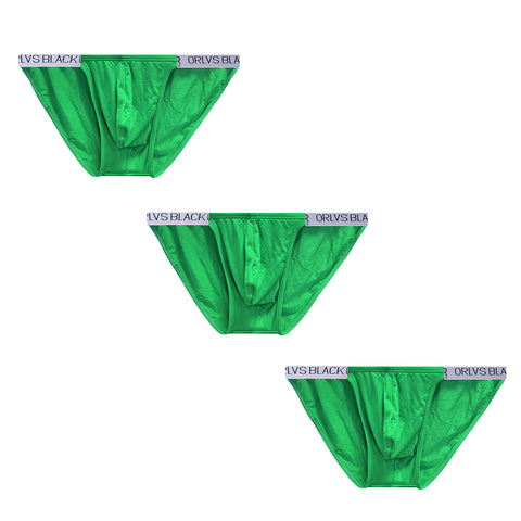 Men's Modal High-Cut Briefs with U-Pouch - Low-Rise Slim Fit Underwear