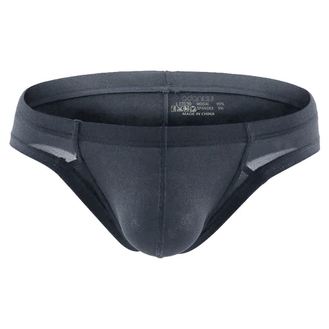 Breathable Modal Men's Low-Rise Briefs - Comfortable Triangle Underwear for Active Lifestyle, Seamless & Tighty Design, Soft Stretch Fabri