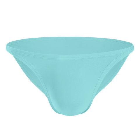 Men's Low-Rise Bikini Briefs with U-Pouch - Sexy Semi-Butt Cotton Underwear