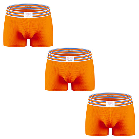 Men's Butt Lifting Padded Underwear with Removable Hip Pads - Breathable Mesh & Enhancer Boxer Shorts