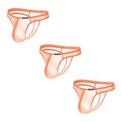 Breathable Sheer Men's Thong Underwear - Low-Rise Comfortable T-Back Panties for Gym, Workout & Active Lifestyle - Soft Stretchable Microfiber Underwear for Men