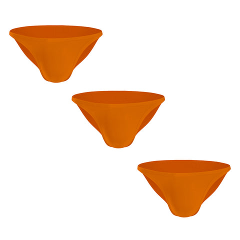 Men's Low-Rise Bikini Briefs with U-Pouch - Sexy Semi-Butt Cotton Underwear