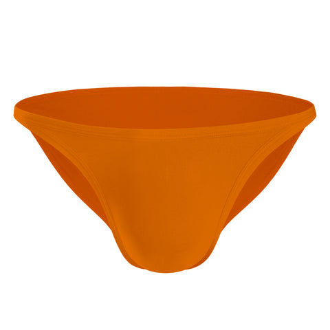 Men's Low-Rise Bikini Briefs with U-Pouch - Sexy Semi-Butt Cotton Underwear