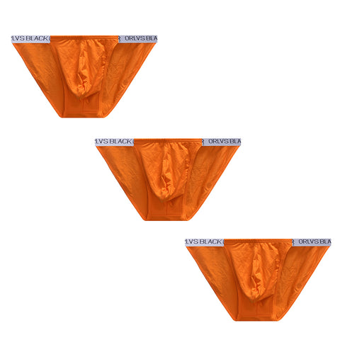 Men's Modal High-Cut Briefs with U-Pouch - Low-Rise Slim Fit Underwear