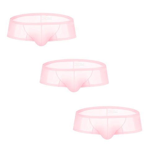 Men's Sheer Bikini Briefs - Low-Rise Breathable & Sexy Boxer Underwear