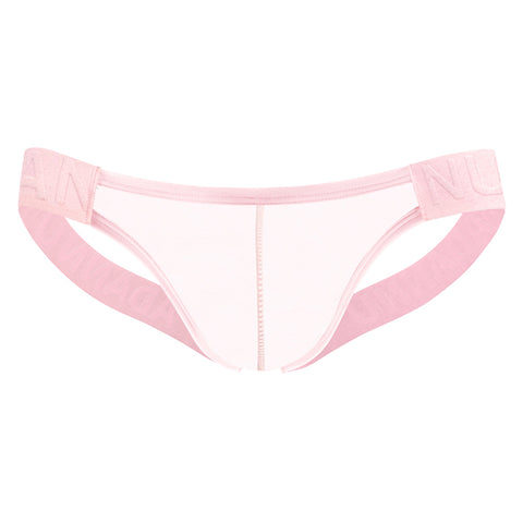 Breathable Sheer See-Through Men's Thong Underwear - Low-Rise Comfortable G-String with Embossed Oriental Pattern, No Need to Remove for Convenience