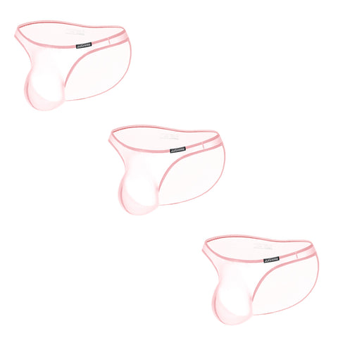 Breathable Low-Rise Men's Bikini Underwear – Sheer Stretchy Triangle Briefs for Sports & Comfort – Slim-Fit See-Through Panties with Lifting Support