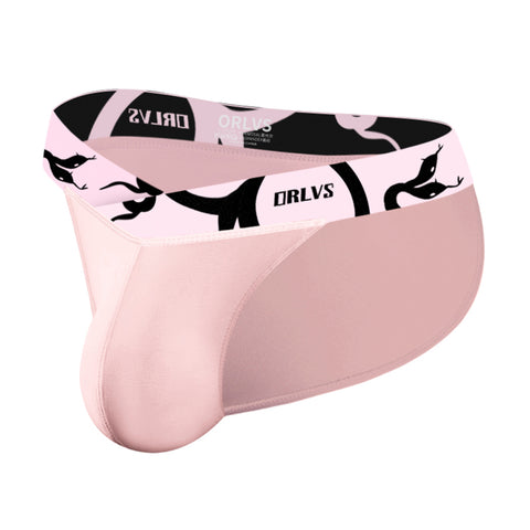 Sexy Men's Modal Fitness Briefs with Support Pouch & High-Cut Legs