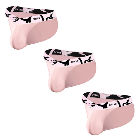 Sexy Men's Modal Fitness Briefs with Support Pouch & High-Cut Legs