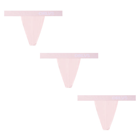 Men's Modal Thong with U-Pouch - Macaron Color Low-Rise No-Slip Underwear