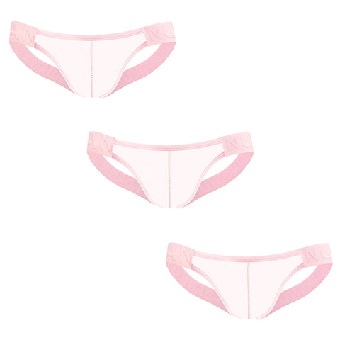 Breathable Sheer See-Through Men's Thong Underwear - Low-Rise Comfortable G-String with Embossed Oriental Pattern, No Need to Remove for Convenience