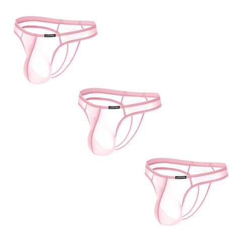 Breathable Sheer Men's Thong Underwear - Low-Rise Comfortable T-Back Panties for Gym, Workout & Active Lifestyle - Soft Stretchable Microfiber Underwear for Men