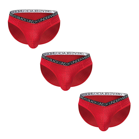 Men’s Ice Silk Mesh Boxer Briefs – Sexy U-Pouch, V-Waist, Quick-Dry & Breathable Underwear