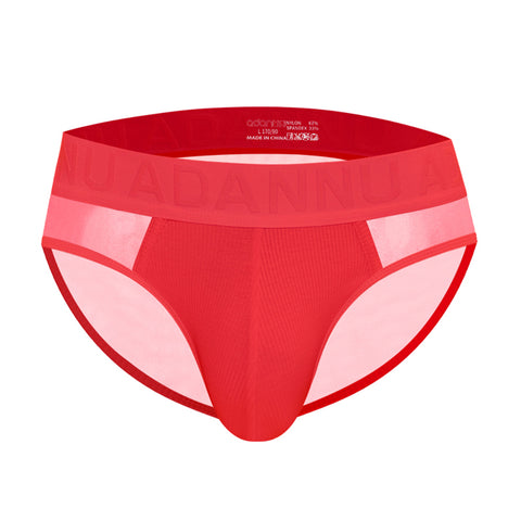 Breathable Low-Rise Men's Underwear - Soft Stretch Semi-Transparent Briefs for Gym & Daily Wear - Comfortable Lightweight Boxer for Active Lifestyle