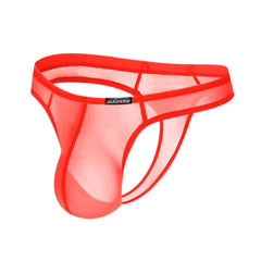 Breathable Sheer Men's Thong Underwear - Low-Rise Comfortable T-Back Panties for Gym, Workout & Active Lifestyle - Soft Stretchable Microfiber Underwear for Men