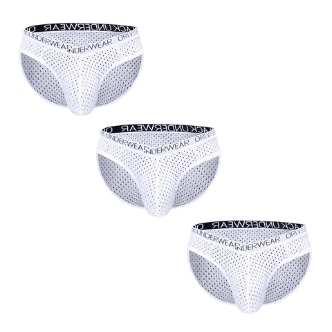 Men’s Ice Silk Mesh Boxer Briefs – Sexy U-Pouch, V-Waist, Quick-Dry & Breathable Underwear