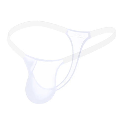 Men's Sheer Micro T-Back Thong Underwear – Low-Rise Gym & Swim Briefs with U-Pouch Design, No Need to Remove for Workouts, Enhances Curves