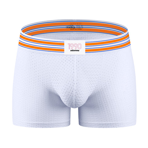 Men's Butt Lifting Padded Underwear with Removable Hip Pads - Breathable Mesh & Enhancer Boxer Shorts