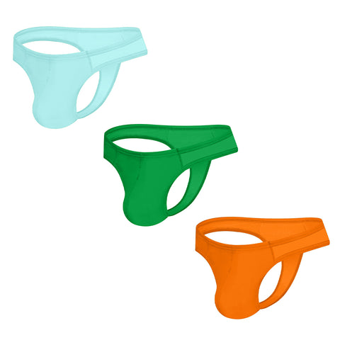 Men's Modal Thong Underwear - Sexy Backless Bikini Briefs with Lifting Design